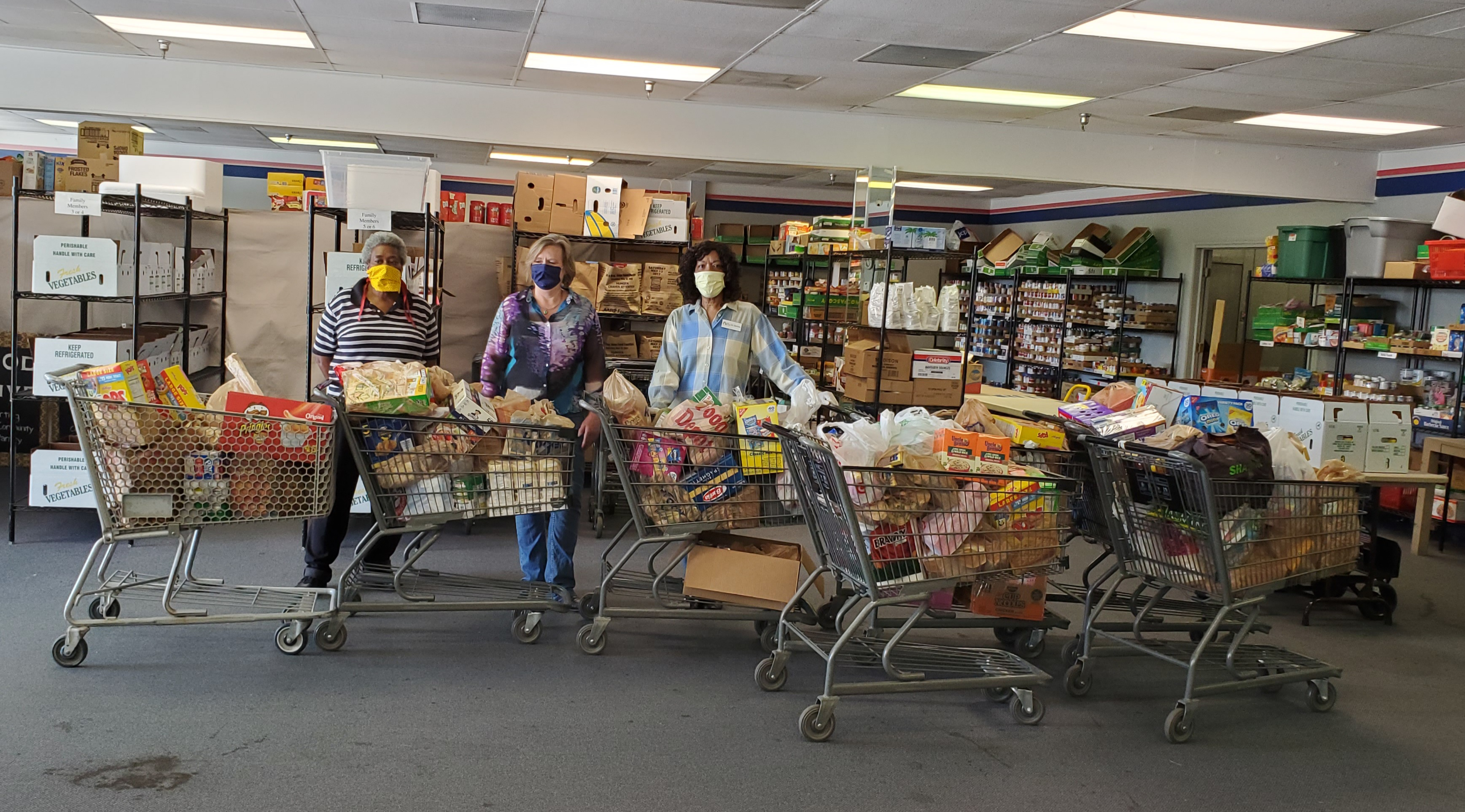 Food donations to One Roof Food Pantry